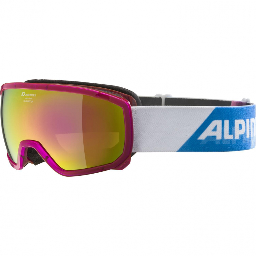 Очки горнолыжные Alpina 2018-19 Scarabeo Jr. Mm Transl. Pink Mm Pink Sph. S3 детские (арт. A7257852) - 
